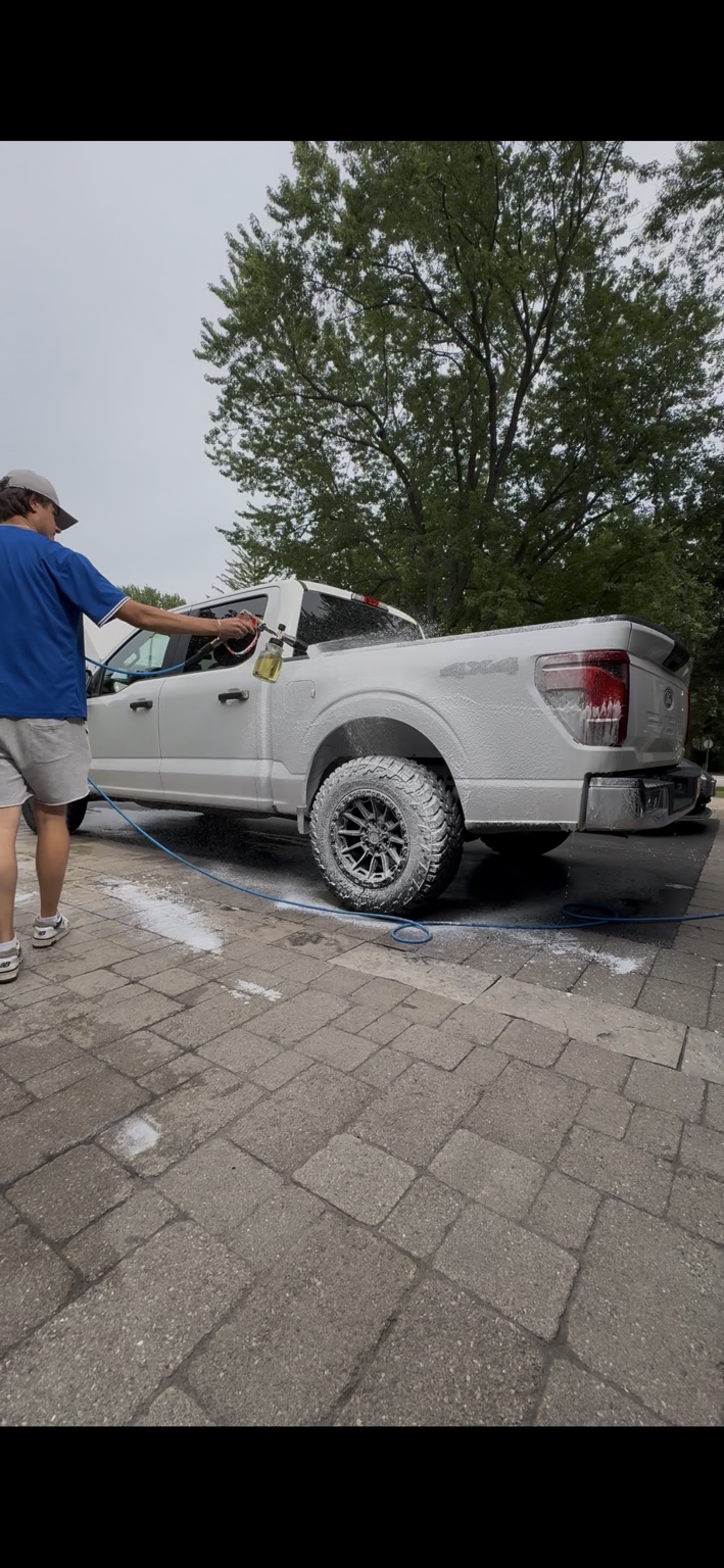 Ford F-150 wash process